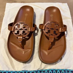 Tory Burch Miller Cloud Sandal Bourbon Miele